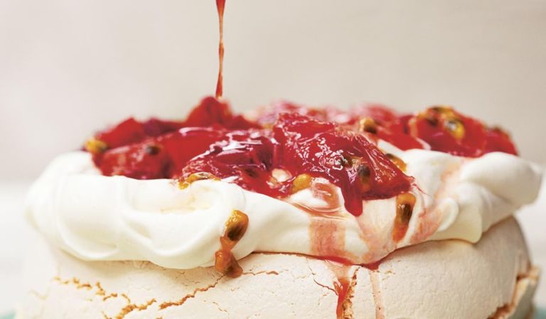 Nigella Lawson Blood Orange and Passionfruit Pavlova | Cook Eat Repeat